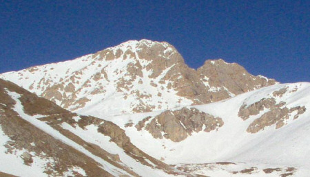 Góra Gran Sasso w okolicy L'Aquili