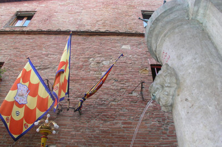 Siena - fontanna kontrady