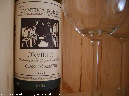 Białe wino z Orvieto