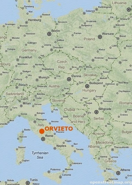 Orvieto Mapa